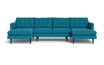 Wallace U Sectional - Bella Peacock