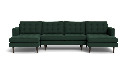 Wallace 126" Double Chaise U Sectional - Dream Forest