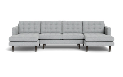 Wallace 126" Double Chaise U Sectional - Toscana Otter