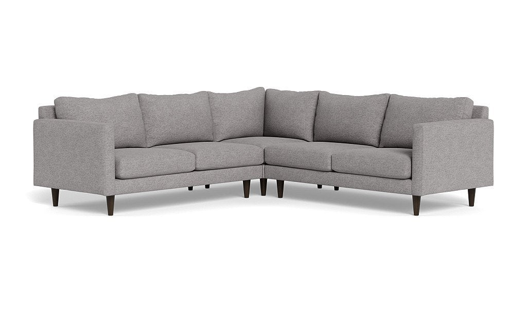 Wallace Untufted Corner Sectional - Merit Graystone