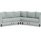 Wallace Untufted Corner Sectional - Peyton Light Blue