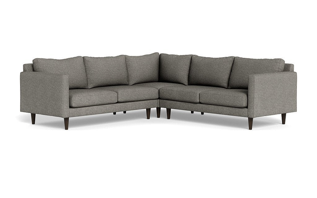 Wallace Untufted Corner Sectional - Sugarshack Onyx