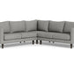 Wallace Untufted Corner Sectional - Sugarshack Metal