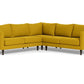 Wallace Untufted Corner Sectional - Bella Gold