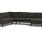 Wallace Untufted Corner Sectional w. Right Chaise - Bella Smoke