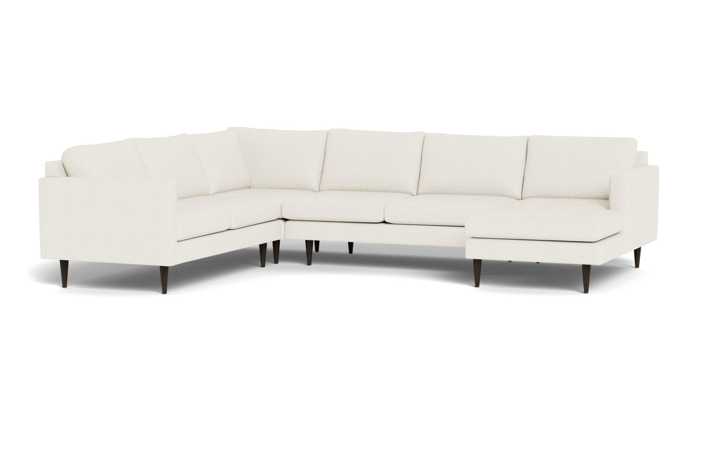Wallace Untufted Corner Sectional w. Right Chaise - Sugarshack Glacier
