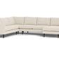 Wallace Untufted Corner Sectional w. Right Chaise - Peyton Pearl